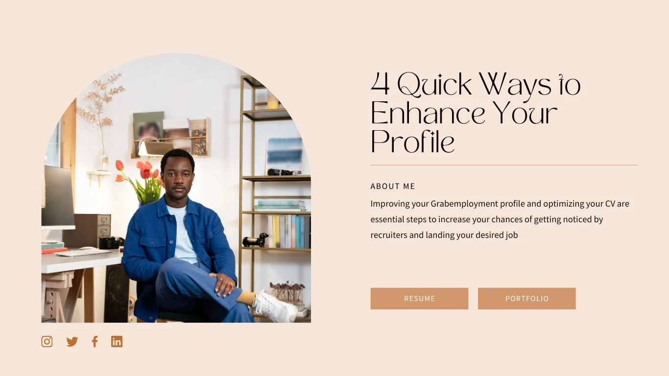 4 Quick Ways to Enhance Your Grabemployment Profile-grabemployment