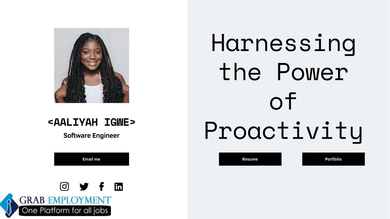 Harnessing the Power of Proactivity-grabemployment