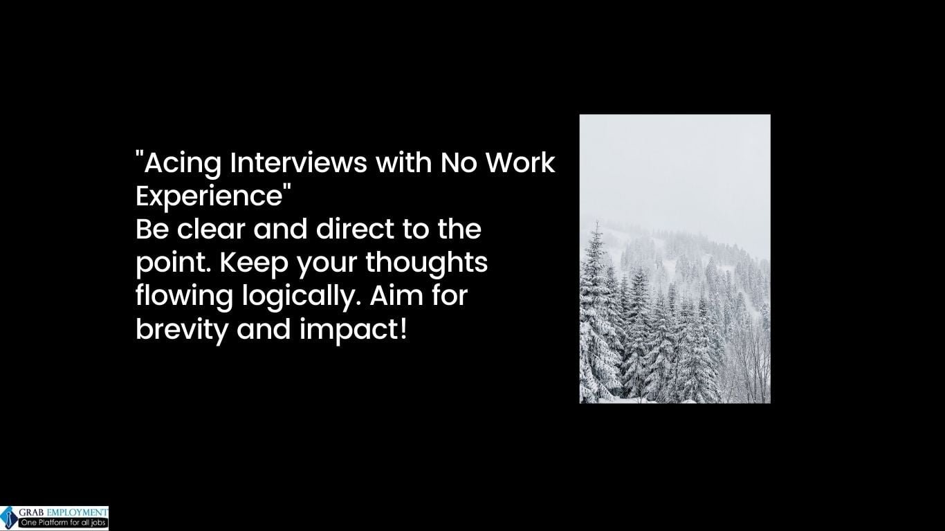 Acing Interviews with No Work Experience-grabemployment