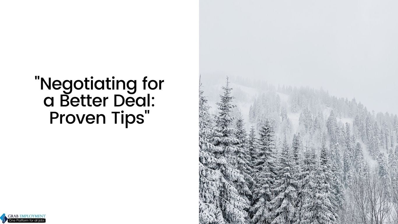 Negotiating for a Better Deal Proven Tips-grabemployment