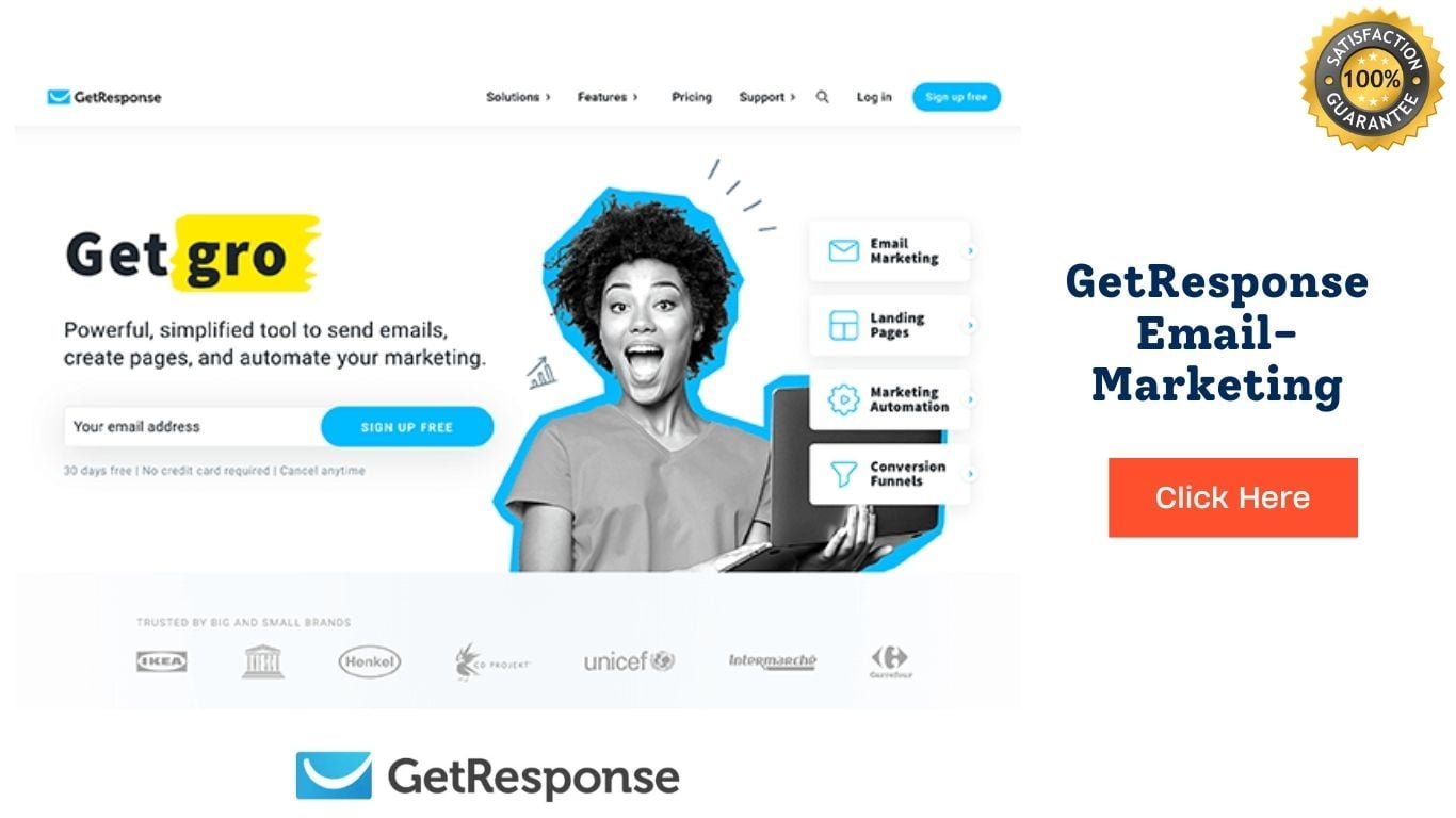 GetResponse Email Marketing Customer Review-grabemployment