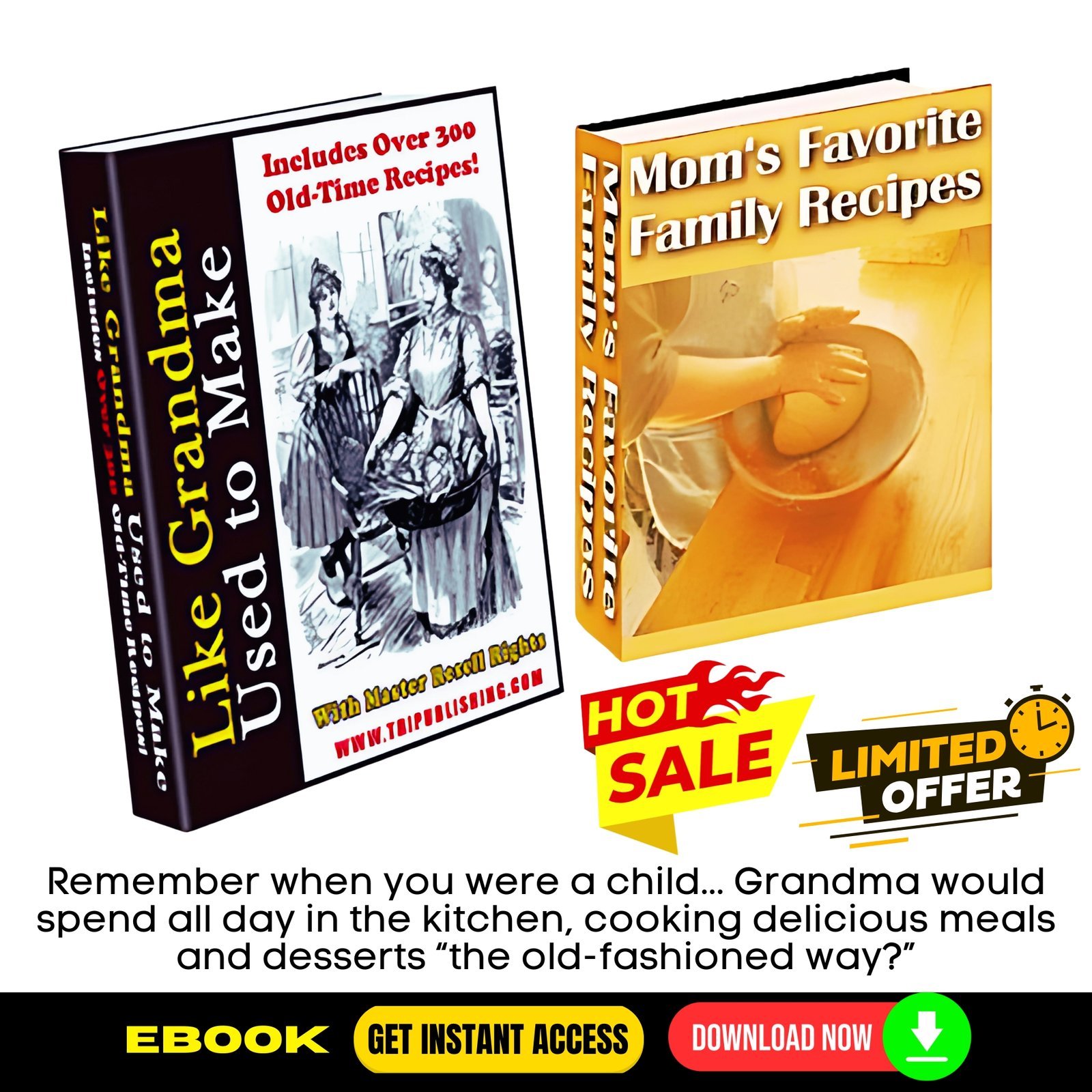 Grandma & Mom's Recipes -Bundle (eBooks) 1 Grandma & Mom's Recipes -Bundle (eBooks)
