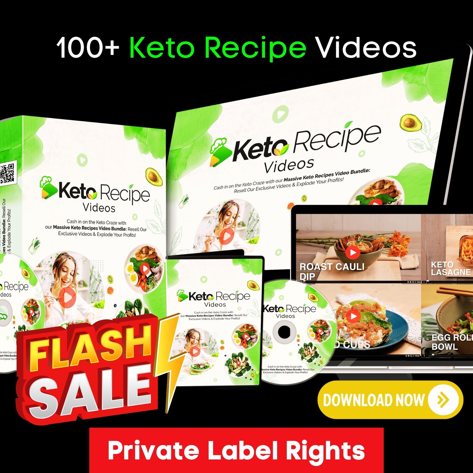 100+ Keto Recipe Videos - PLR (Video Course) 1 100+ Keto Recipe Videos - PLR (Video Course)