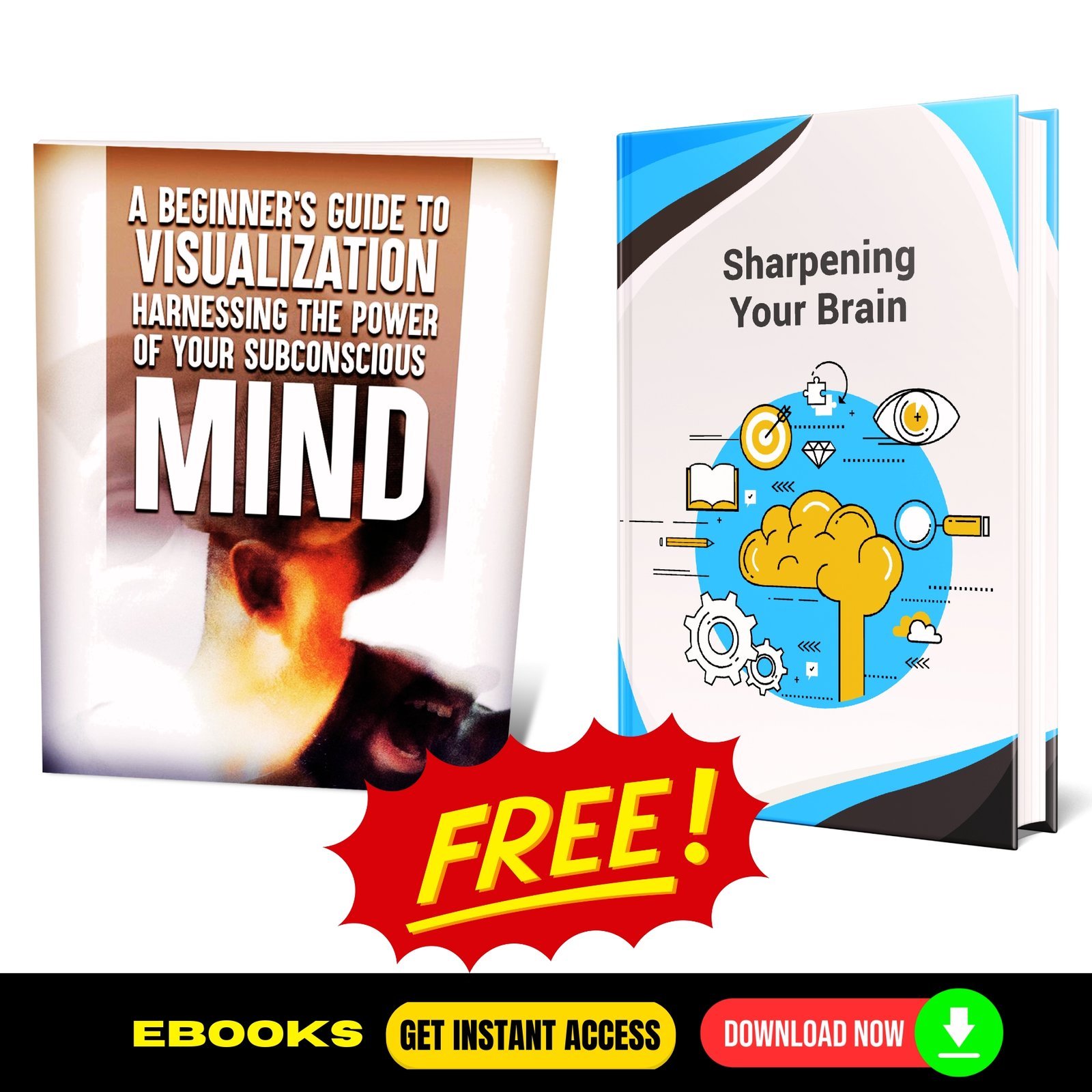 Two eBooks on Subconscious Power & Brain Boosting - FREE 1 Two eBooks on Subconscious Power & Brain Boosting - FREE