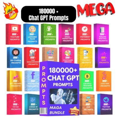 180000+ ChatGPT Prompts Bundle