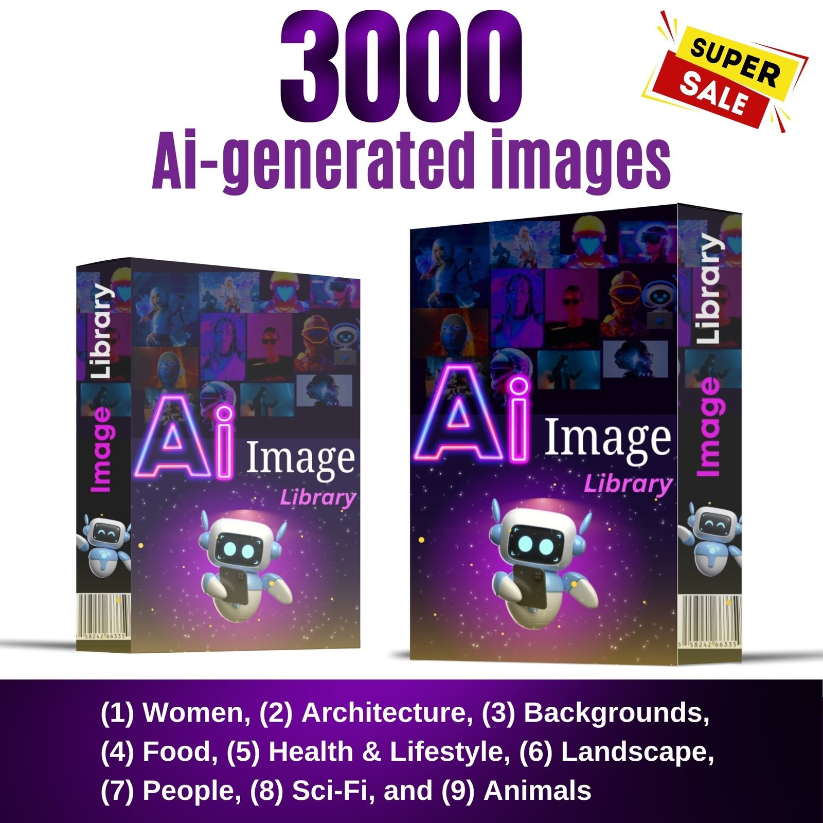 The AI Images Library Pack: 3000 stunning, ready-to-use AI-generated images 1 The AI Images Library Pack: 3000 stunning, ready-to-use AI-generated images