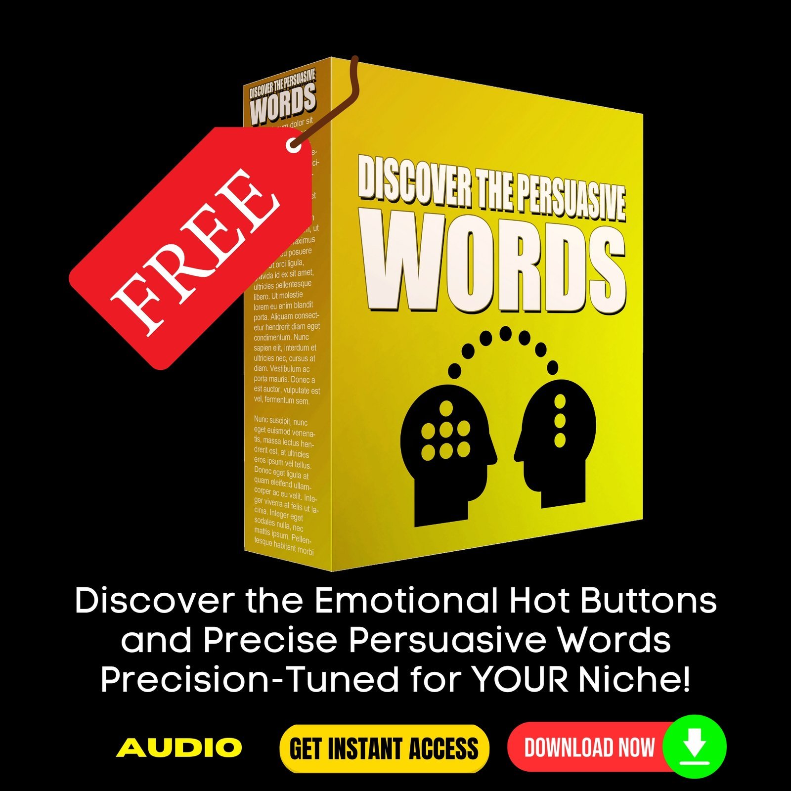Discover The Persuasive Words - FREE 1 Discover The Persuasive Words - FREE