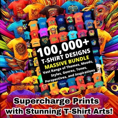 100,000+ T-Shirt Designs: Elevate Your Printing Business Today!