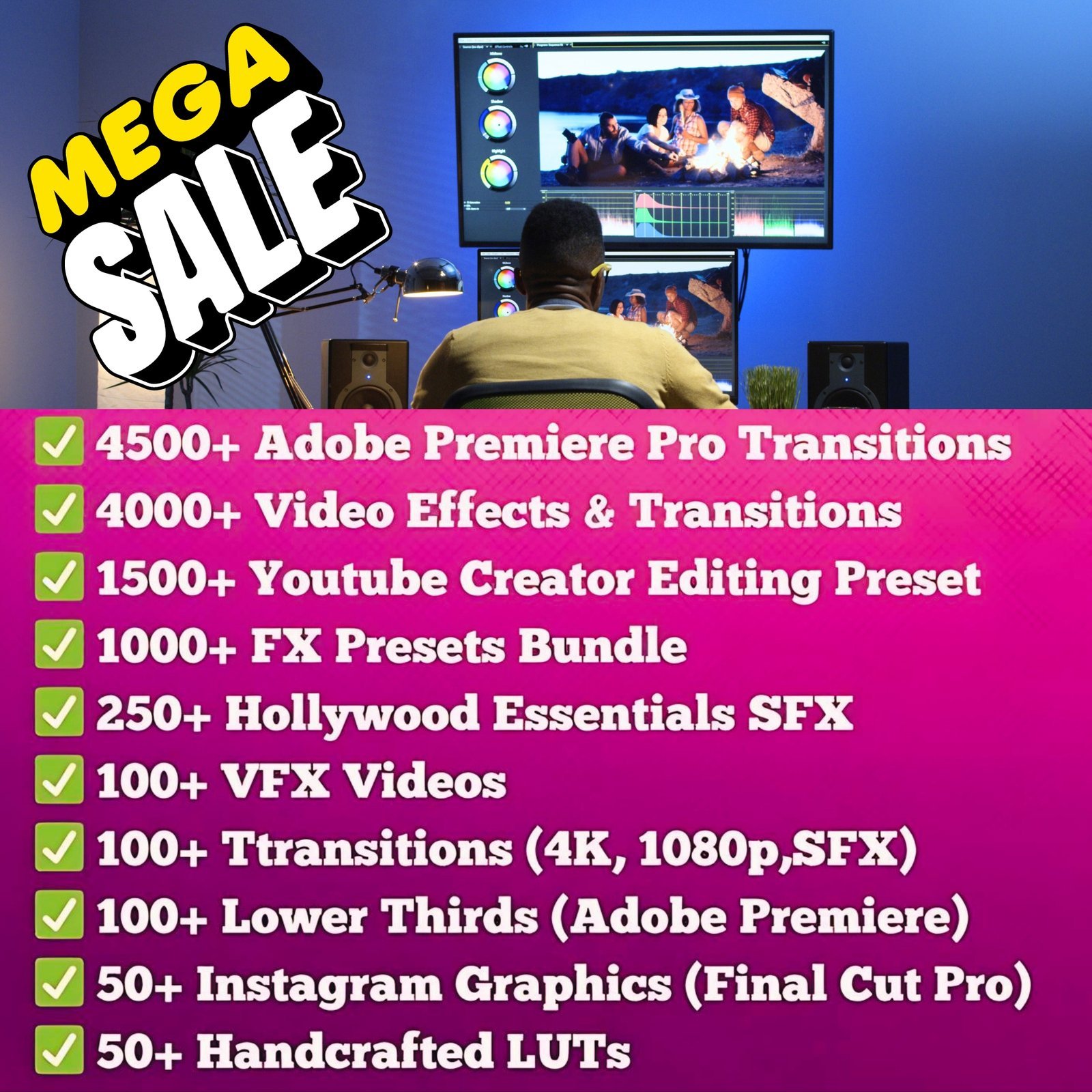 Video Editing Power Pack: Transform Your Projects with More Professional Touch 6 Video Editing Power Pack: Transform Your Projects with More Professional Touch