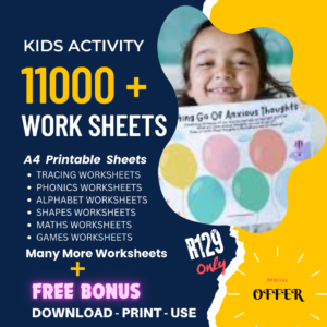 11K+ KIDS WORKSHEETS + Bonuses