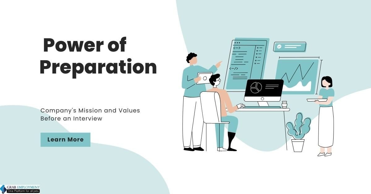 The Power of Preparation Understanding the Company's Mission and Values Before an Interview