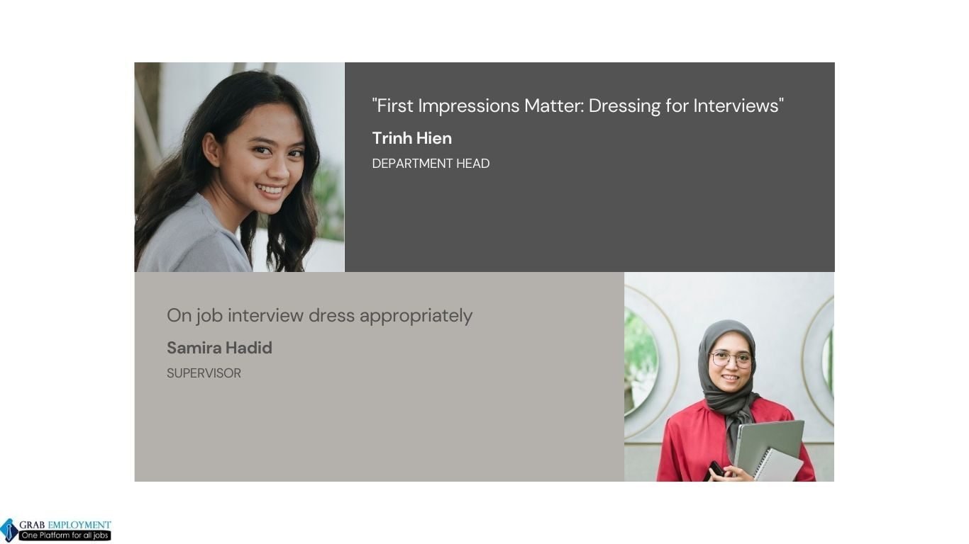 First Impressions Matter Dressing for Interviews-grabemployment