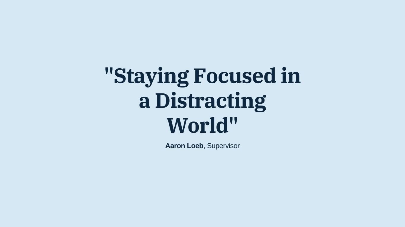 Staying Focused in a Distracting World-grabemployment